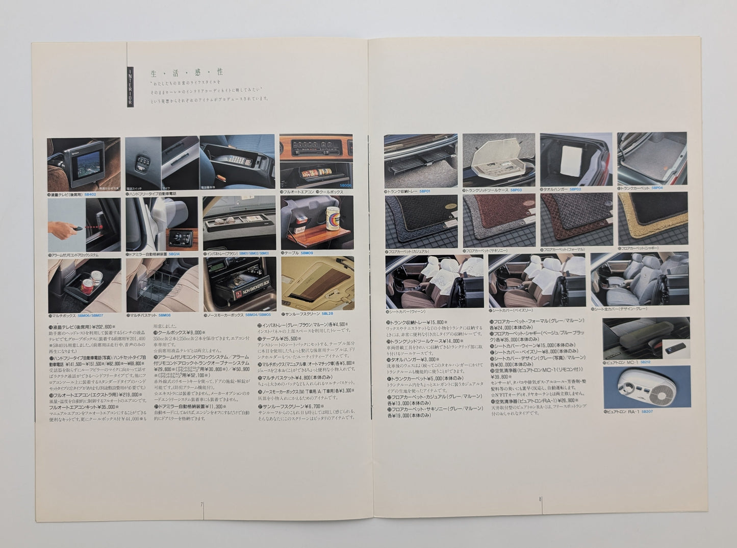 Laurel Optional Parts Catalog (C33) 1991